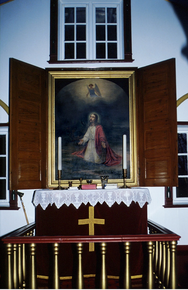 Altiristaflan í Hálskirkju í Fnjóskárdal